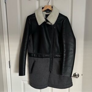 Armani Exchange Black and Gray Women's Jacket